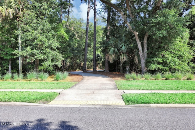 view of street with sidewalks
