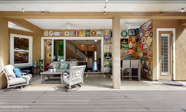 view of deck