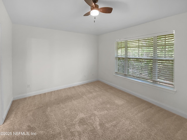 220 Presidents Cup Way Unit 201, Saint Augustine, FL 32092 - spare room with ceiling fan, carpet floors, and baseboards