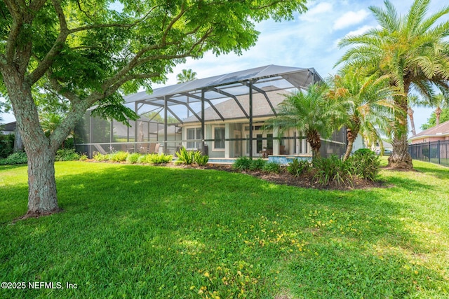 3771 Saltmeadow Ct S, Jacksonville, FL 32224 - rear view of house with glass enclosure