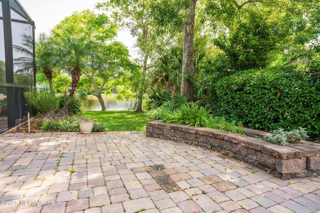 3771 Saltmeadow Ct S, Jacksonville, FL 32224 - view of patio with a water view