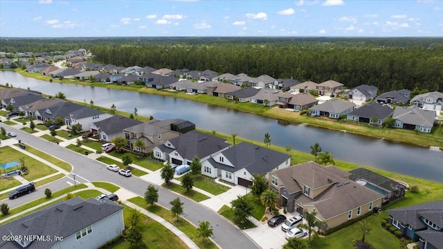 982 Oakland Hills Ave, Middleburg, FL 32068 - bird's eye view featuring a residential view and a water view