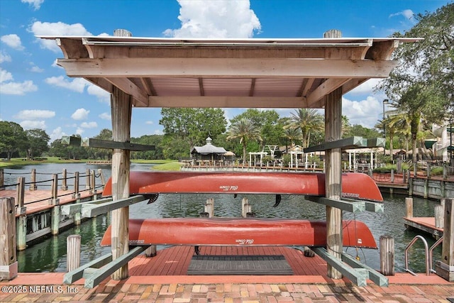 982 Oakland Hills Ave, Middleburg, FL 32068 - view of dock with a water view