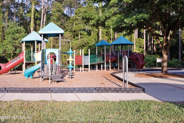 view of communal playground