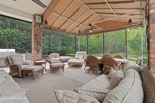 1576 Linkside Dr, Fleming Island, FL 32003 - view of patio / terrace with an outdoor hangout area