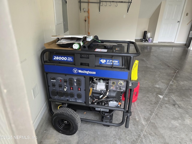 133 San Briso Way, Saint Augustine, FL 32092 - detailed view of concrete flooring and electric panel