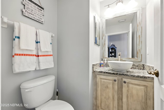 2427 Green Glade Ct, Fleming Island, FL 32003 - half bath with vanity and toilet