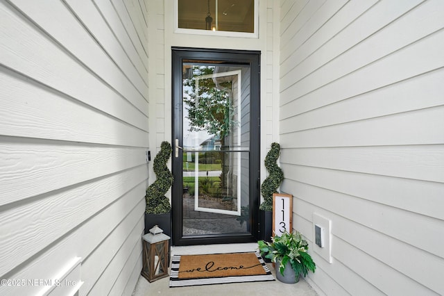 view of entrance to property
