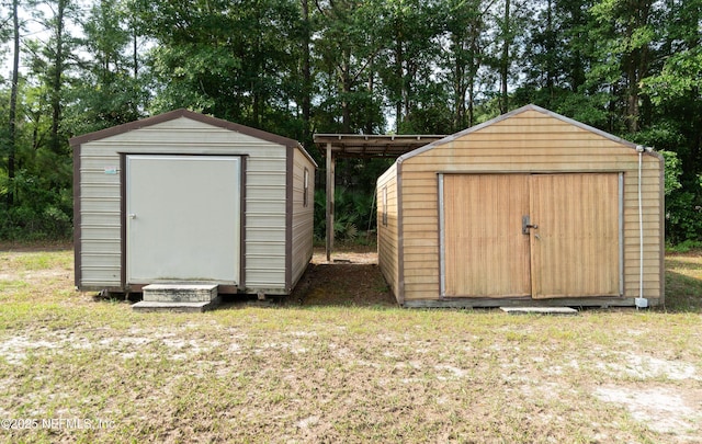4041 Saddlehorn Trl, Middleburg, FL 32068 - view of shed