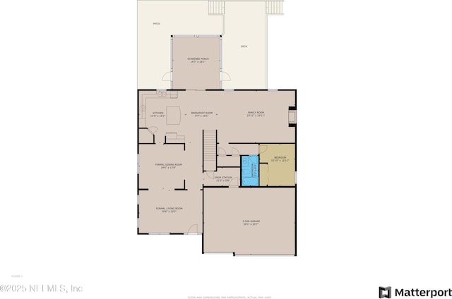 15717 Basil Creek Ct, Jacksonville, FL 32218 - home floor plan