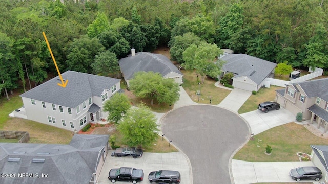 15717 Basil Creek Ct, Jacksonville, FL 32218 - aerial perspective of suburban area