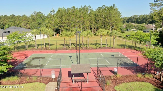 15717 Basil Creek Ct, Jacksonville, FL 32218 - view of tennis court