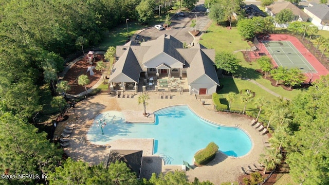 15717 Basil Creek Ct, Jacksonville, FL 32218 - view of subject property with a pool