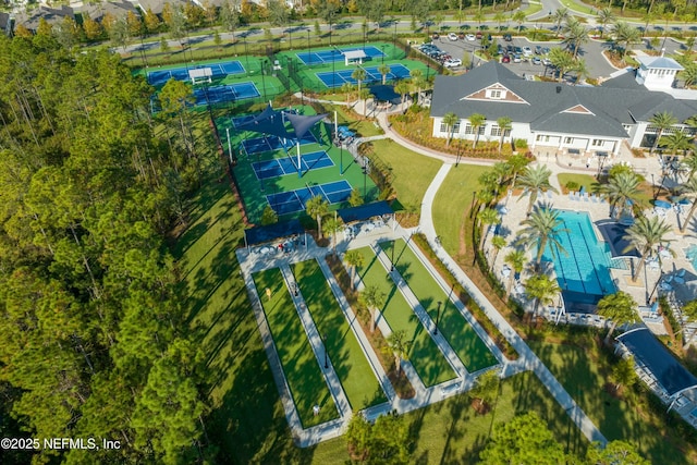 drone / aerial view