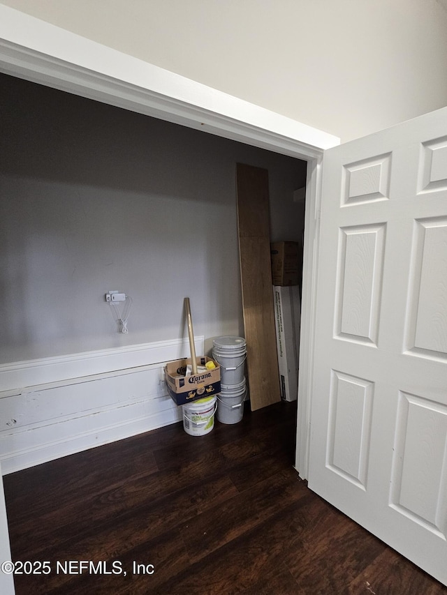 room details featuring wood finished floors