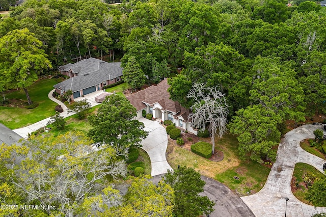 aerial view of property and surrounding area