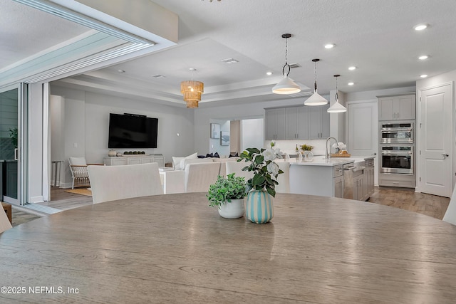 290 Marquesa Cir, Saint Johns, FL 32259 - dining room featuring recessed lighting, light wood-style floors, and visible vents