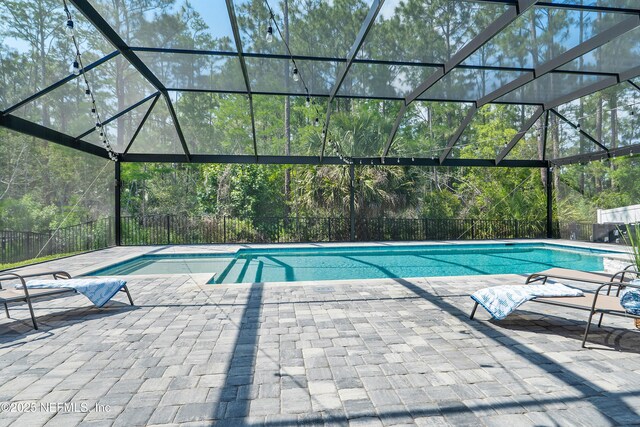 290 Marquesa Cir, Saint Johns, FL 32259 - view of swimming pool with a fenced in pool, a patio, and a fenced backyard