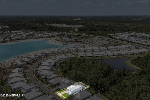 290 Marquesa Cir, Saint Johns, FL 32259 - bird's eye view with a residential view, a water view, and a forest view