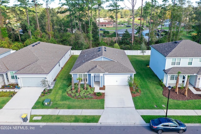 birds eye view of property featuring a residential view