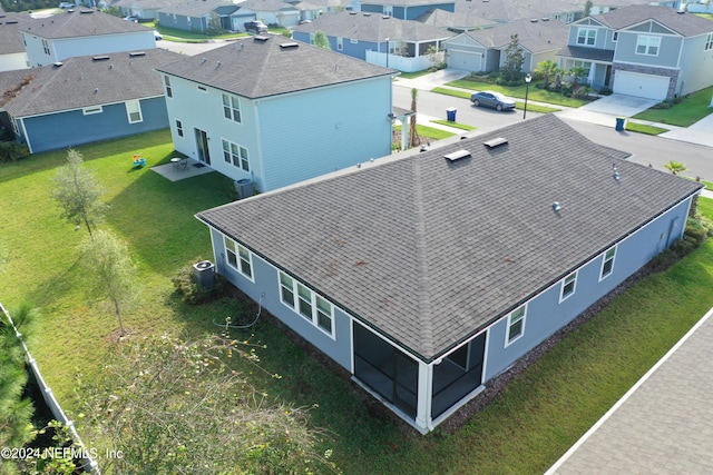 bird's eye view featuring a residential view
