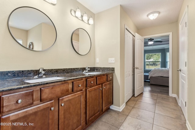 417 Palazzo Cir, Saint Augustine, FL 32092 - ensuite bathroom with double vanity and tile patterned flooring