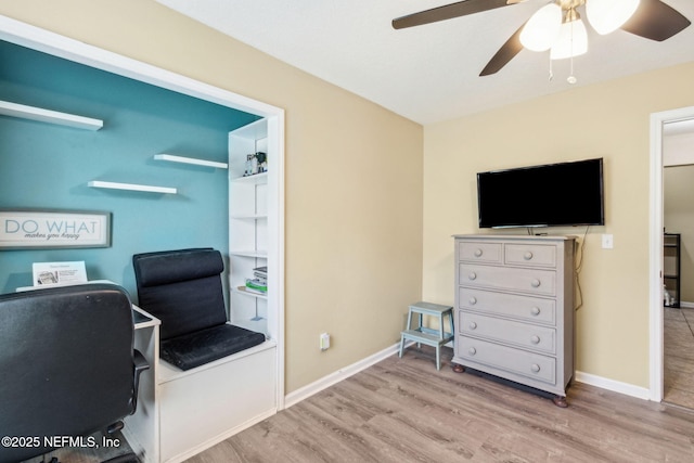 417 Palazzo Cir, Saint Augustine, FL 32092 - office space with wood finished floors and ceiling fan