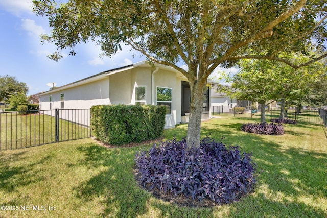 417 Palazzo Cir, Saint Augustine, FL 32092 - view of property exterior featuring stucco siding and a fenced backyard