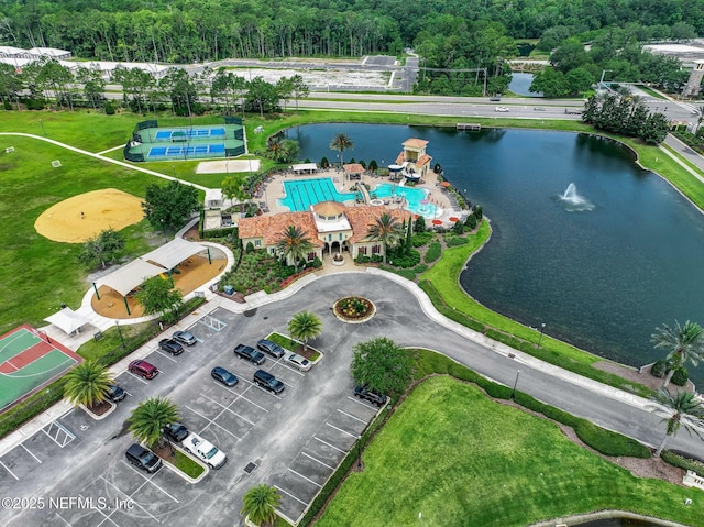 417 Palazzo Cir, Saint Augustine, FL 32092 - drone / aerial view of a large body of water and a pool