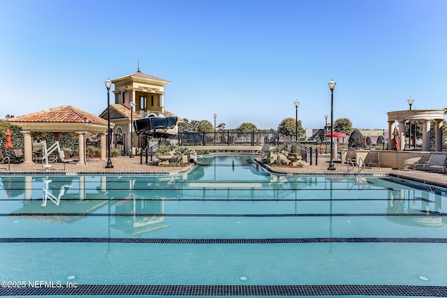 417 Palazzo Cir, Saint Augustine, FL 32092 - community pool with a gazebo
