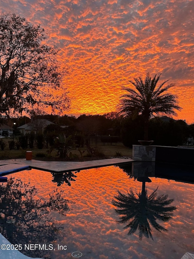 property view of water