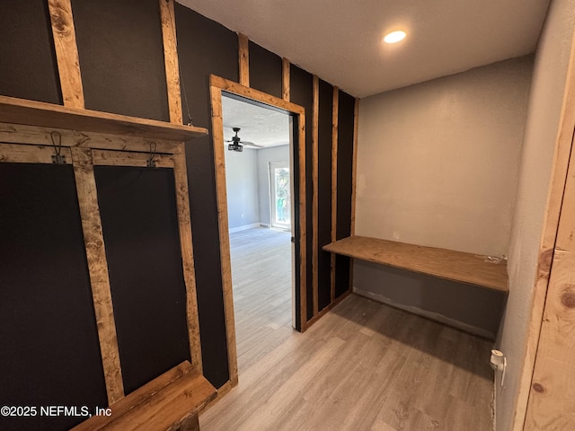6070 Baltimore Ave, Cocoa, FL 32927 - mudroom featuring wood finished floors and recessed lighting