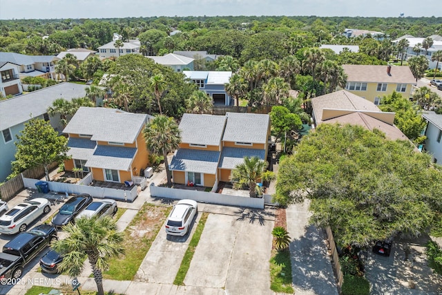 1616 1st St, Neptune Beach, FL 32266 - aerial perspective of suburban area