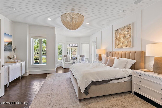 301 S Roscoe Blvd, Ponte Vedra Beach, FL 32082 - bedroom featuring wood-type flooring and recessed lighting