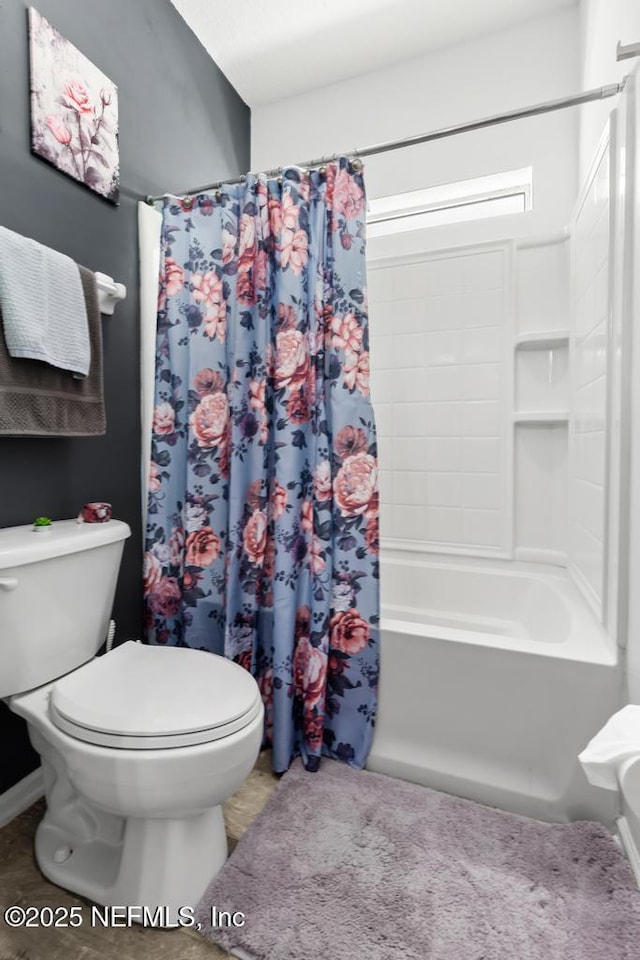 3753 Old Hickory Ln, Orange Park, FL 32065 - bathroom with shower / bath combo and toilet