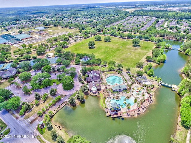 3753 Old Hickory Ln, Orange Park, FL 32065 - drone / aerial view featuring a water view