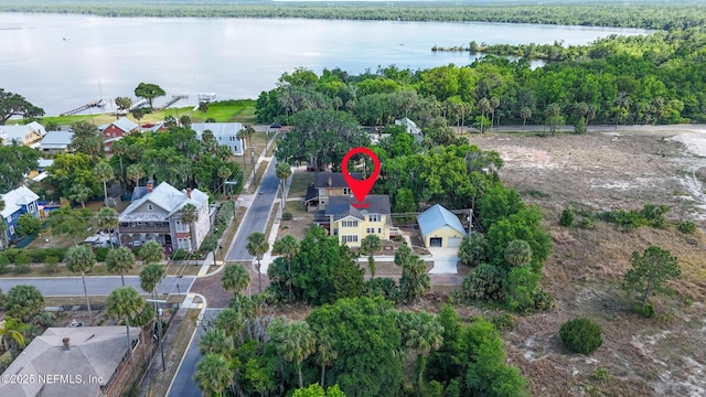 703 Emmett St, Palatka, FL 32177 - bird's eye view with a water view