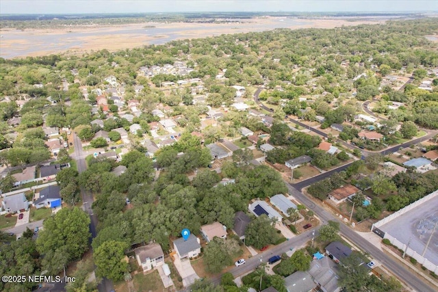 drone / aerial view featuring a residential view