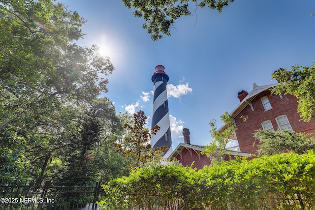 237 Riberia St, Saint Augustine, FL 32084 - exterior space with fence and brick siding