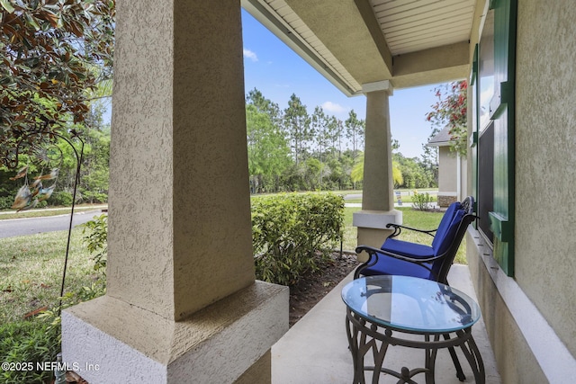 217 N Twin Maple Rd, Saint Augustine, FL 32084 - view of patio with a porch