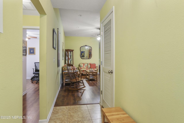 217 N Twin Maple Rd, Saint Augustine, FL 32084 - hall featuring wood finished floors