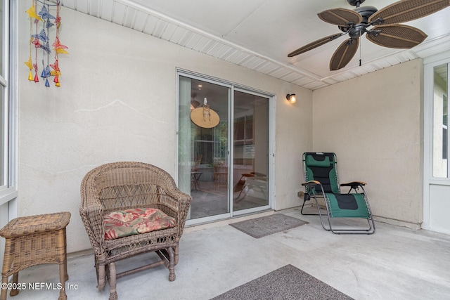 4917 Cypress Links Blvd, Elkton, FL 32033 - view of patio featuring ceiling fan