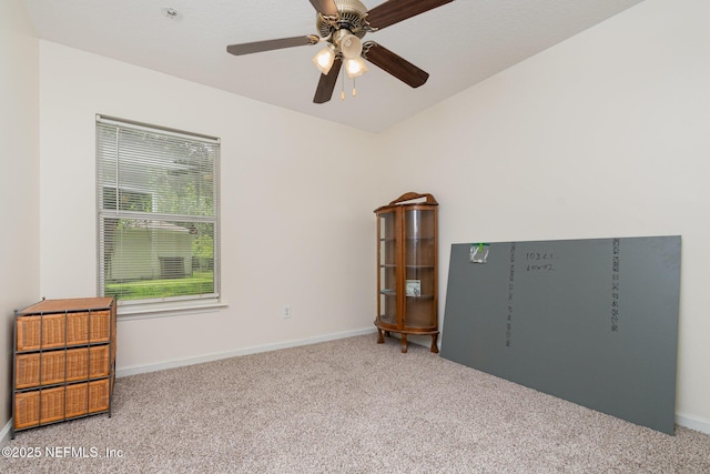 4917 Cypress Links Blvd, Elkton, FL 32033 - carpeted empty room featuring baseboards and ceiling fan