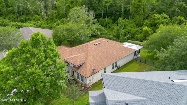 4917 Cypress Links Blvd, Elkton, FL 32033 - aerial view of property and surrounding area featuring a forest