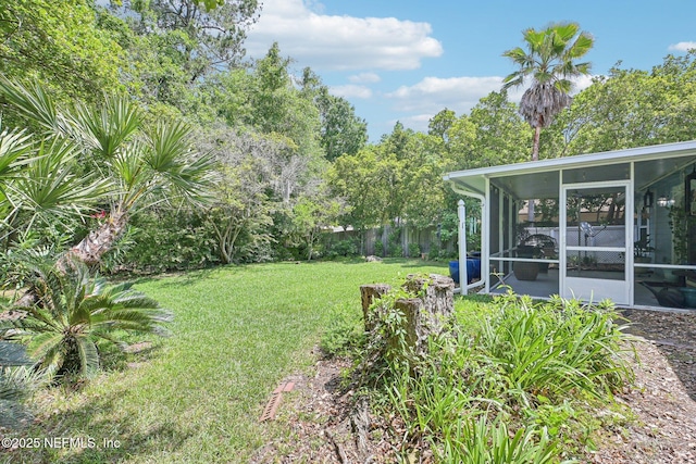 4518 Mountain Brook Ln E, Jacksonville, FL 32224 - view of yard with a sunroom