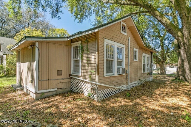 view of home's exterior