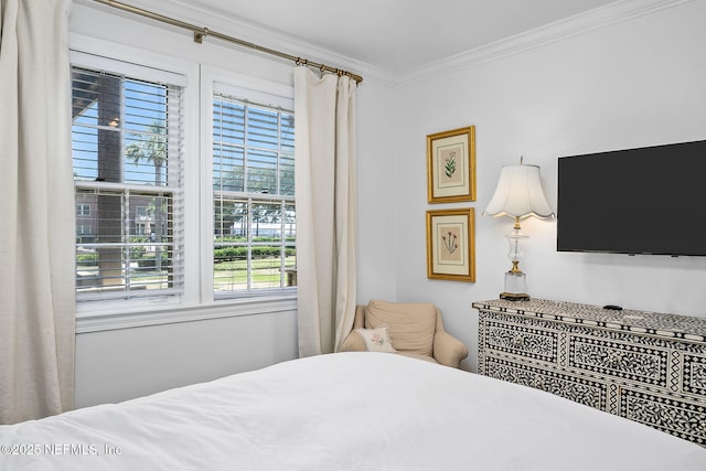 830 Cedar St Unit 830, Jacksonville, FL 32207 - bedroom with crown molding and multiple windows