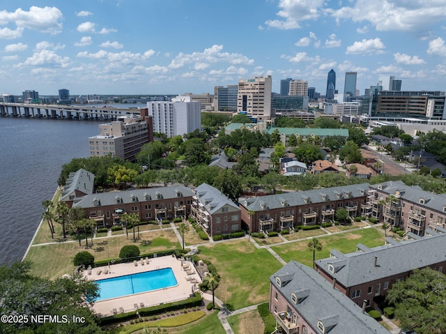 830 Cedar St Unit 830, Jacksonville, FL 32207 - birds eye view of property featuring a view of city and a water view