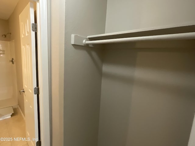 view of closet