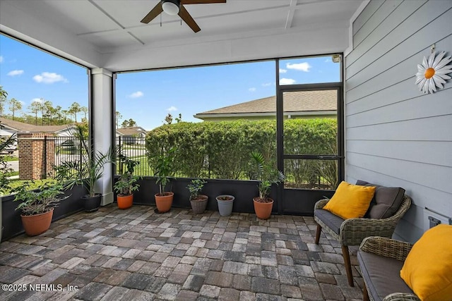 21 Yellow Iris Ct, Ponte Vedra, FL 32081 - sunroom / solarium with a ceiling fan